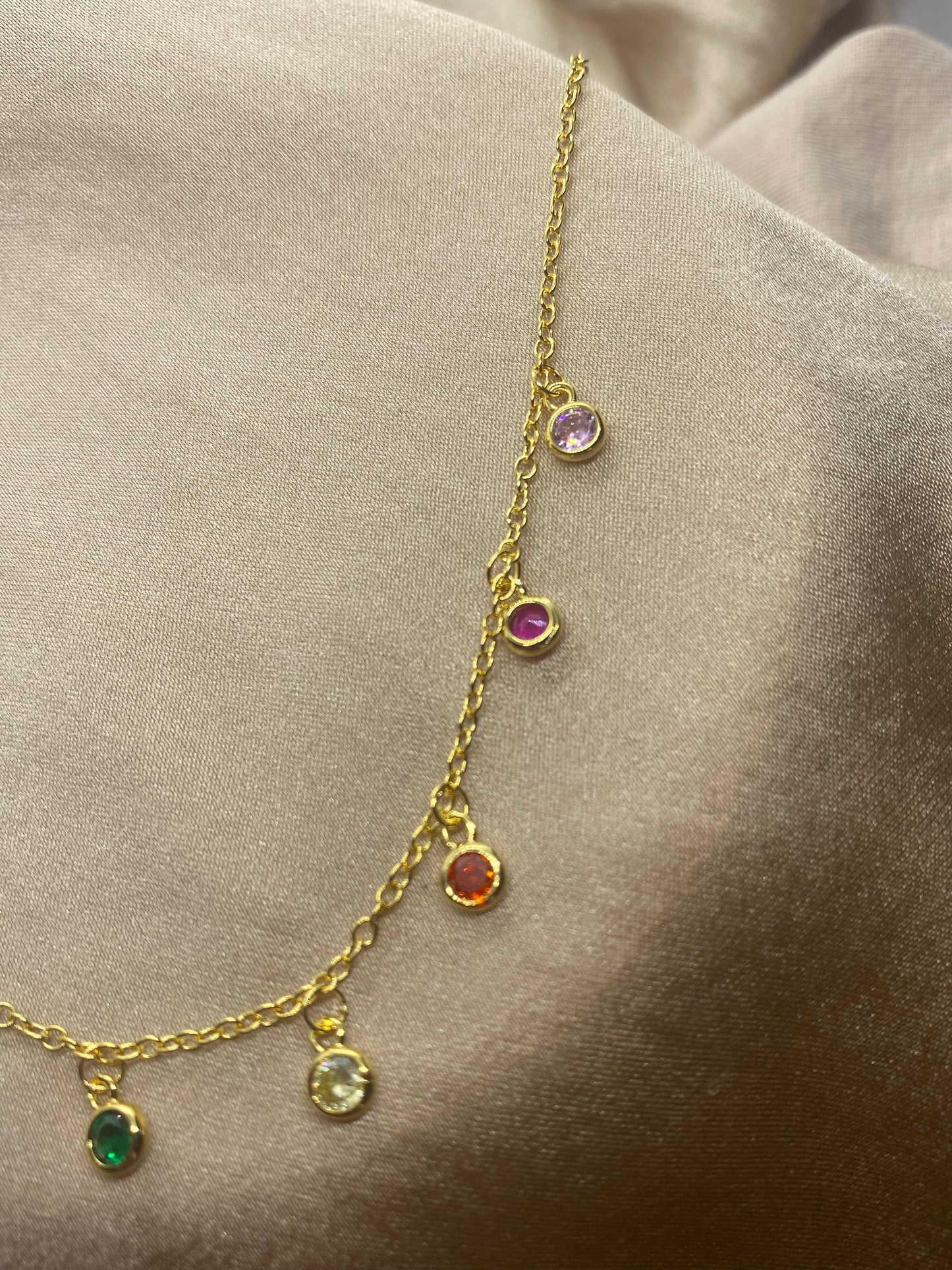 Halskette „Bohemia“ – 925 Silber mit Vergoldung