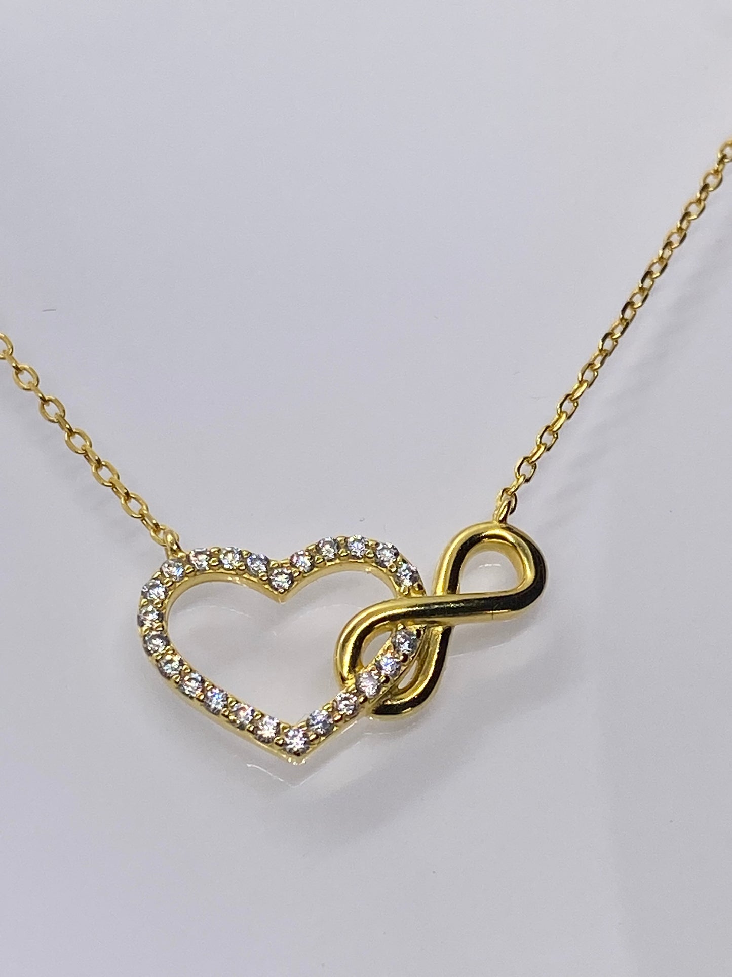 Kette „Herz & Unendlichkeit“ aus 925 Silber