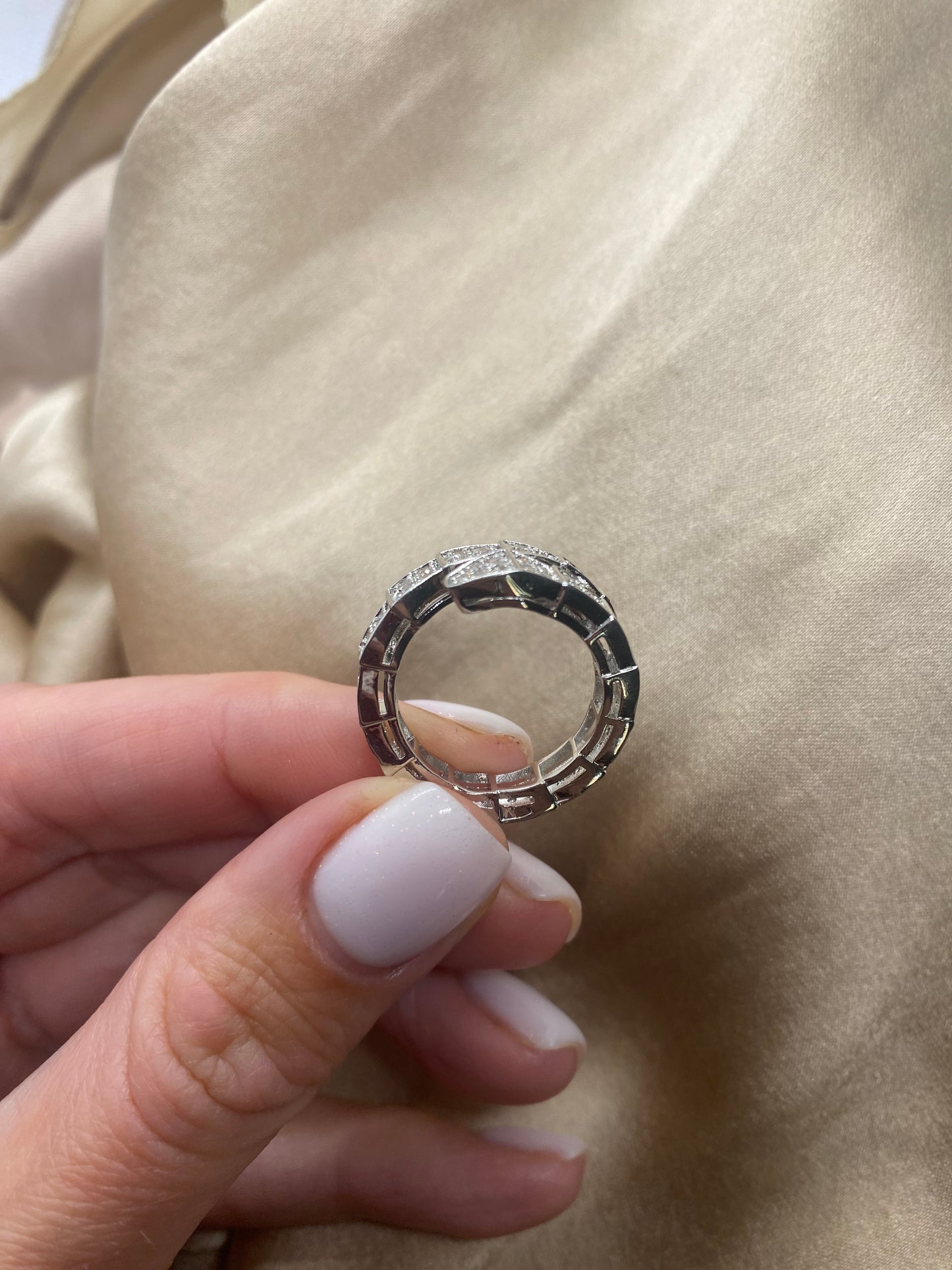 Ring „La Serpe“ aus Edehlestahl