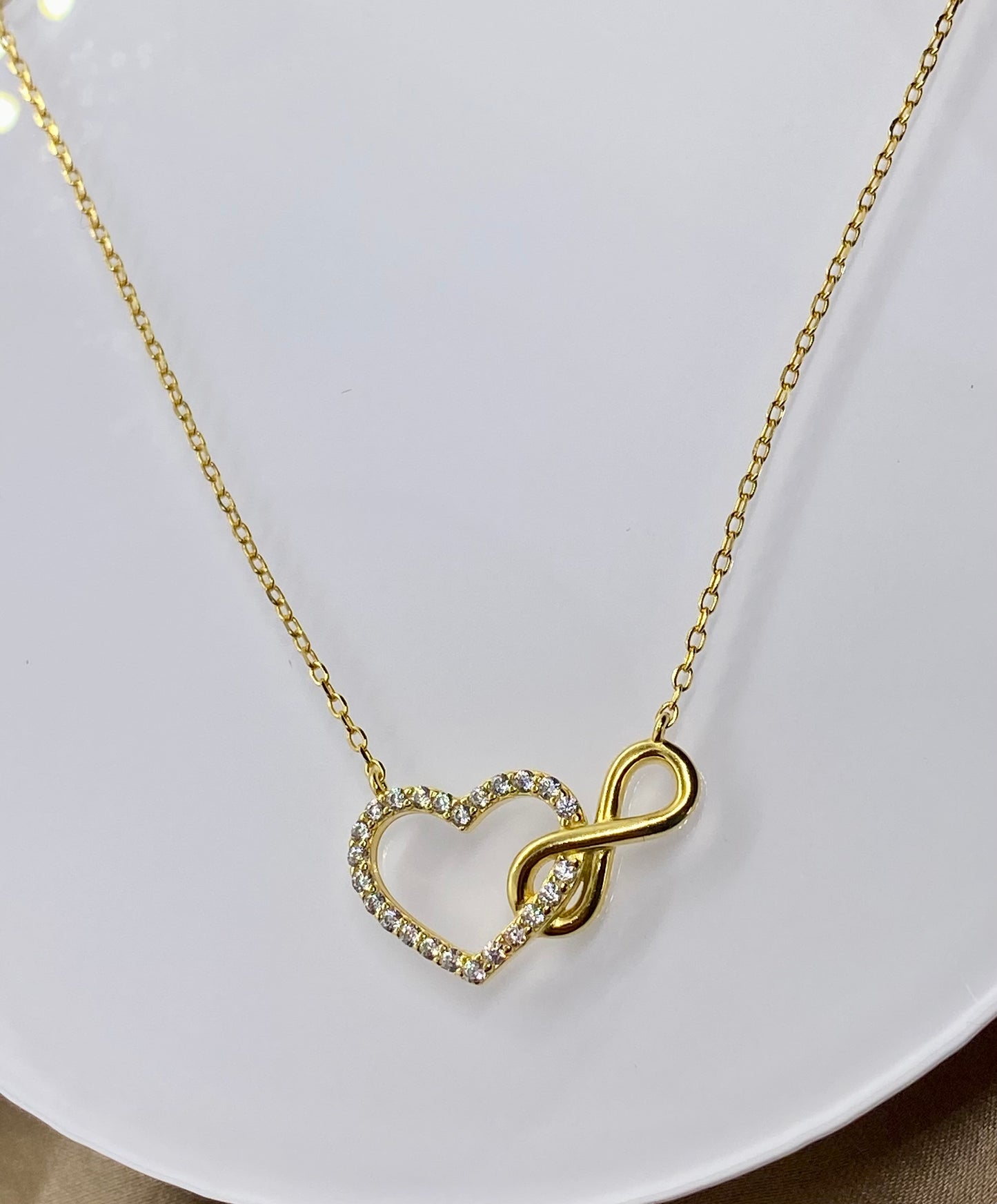 Kette „Herz & Unendlichkeit“ aus 925 Silber